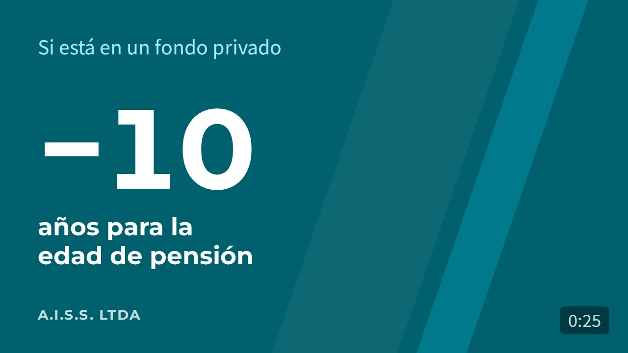 ¿Le faltan menos de 10 años para pensionarse?