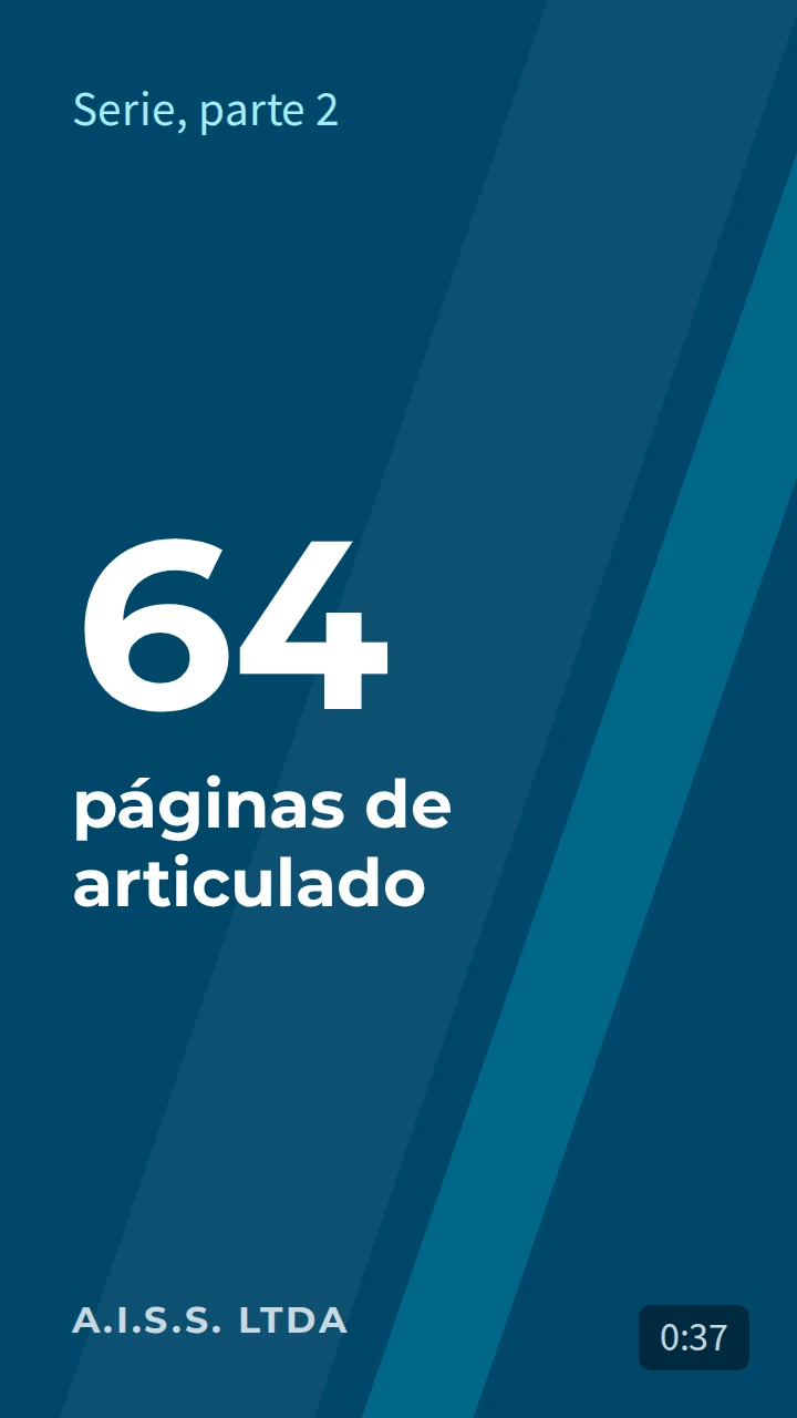 El documento: 64 páginas de articulado